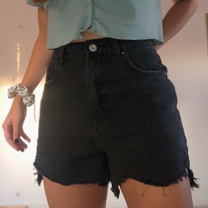 CottonOn black high rise harleys NWT